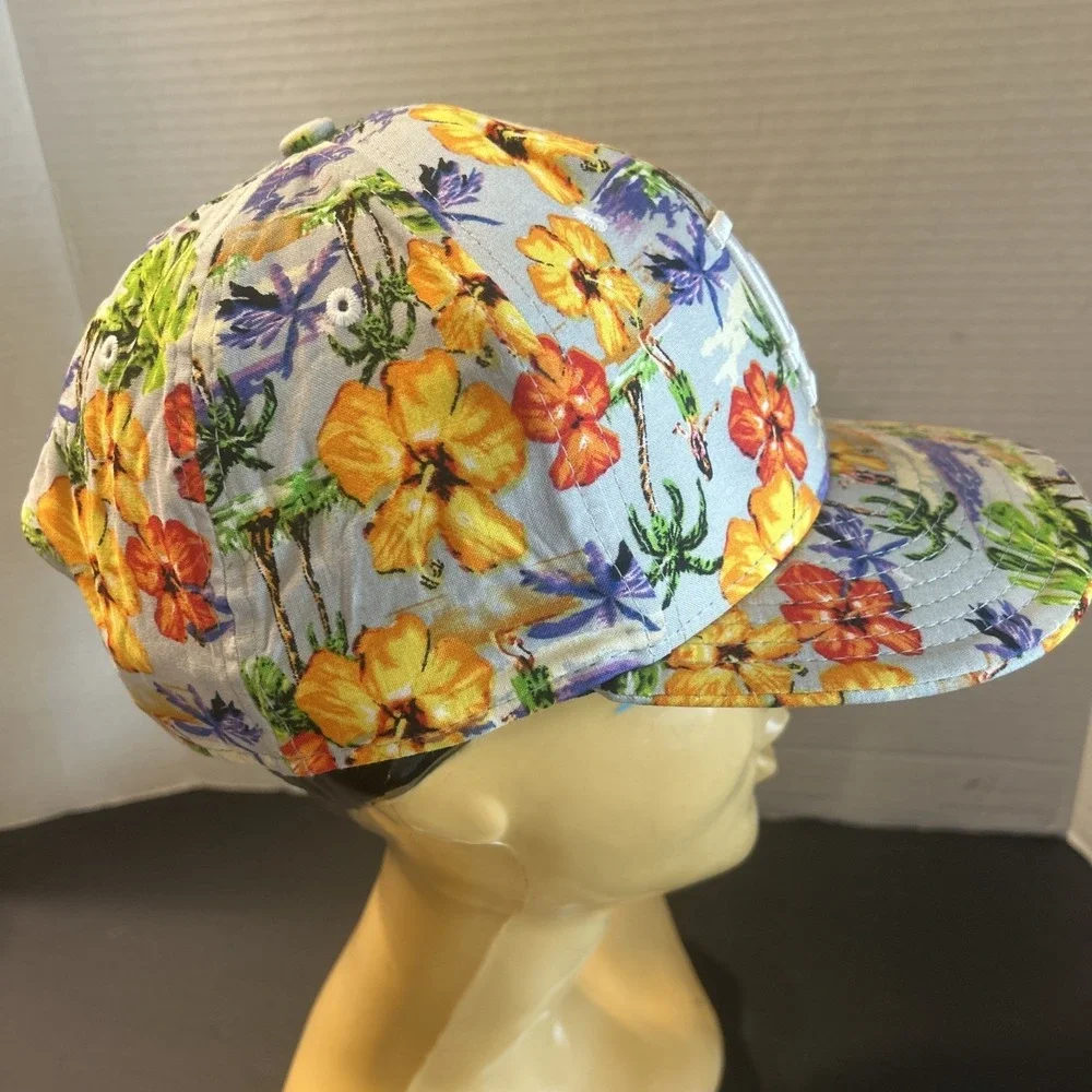 New Era 9FORTY LA Ball Cap Hat Hibiscus Palm Trees Adjustable
